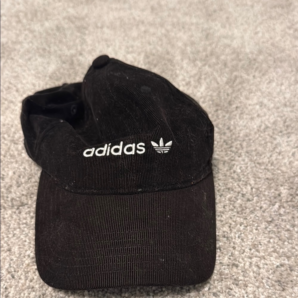 Adidas Black Sports Visor Hat